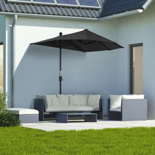 Load image into Gallery viewer, Outsunny Garden Wall Parasol Market Umbrella
