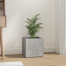 Load image into Gallery viewer, 40cm Planter Box concrete grey Engineered Wood
