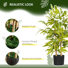 Load image into Gallery viewer, HOMCOM Potted Artificial Plant Bamboo Tree Indoor Outdoor
