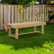 Load image into Gallery viewer, Outdoor Wood Bench
