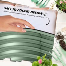 Load image into Gallery viewer, Outsunny Curved Galvanised Raised Garden Bed Planter With Safety Edging, Green
