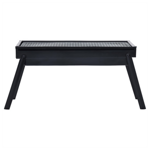 VidaXL Portable Camping BBQ Grill Steel 60 x 22.5 x 33 cm