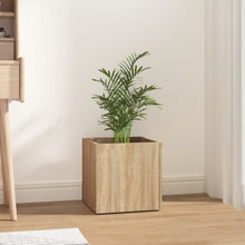 Load image into Gallery viewer, 40cm Planter Box Sonoma Oak Engineered Wood
