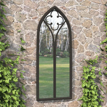 Load image into Gallery viewer, VidaXL Garden Mirror Iron for Outdoor Use - Black Frame
