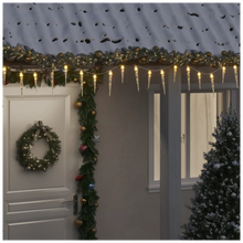 Load image into Gallery viewer, vidaXL Christmas Icicle Light 100 LEDs Warm White 10 m Acrylic PVC
