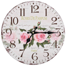 Load image into Gallery viewer, shabby chick vintage clock
