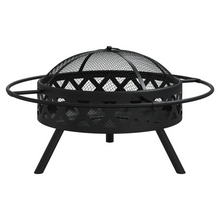 Load image into Gallery viewer, VidaXL Fire Pit with Poker 70 cm XXL Steel
