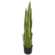 Load image into Gallery viewer, 55 cm Artificial Sansevieria Yellow Green Indoor Plant
