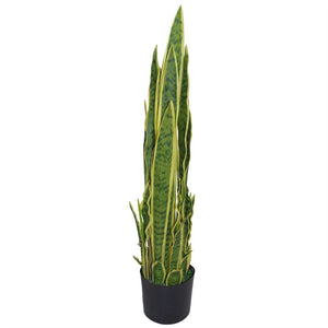 55 cm Artificial Sansevieria Yellow Green Indoor Plant