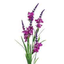 Load image into Gallery viewer, Artificial purple flowers
