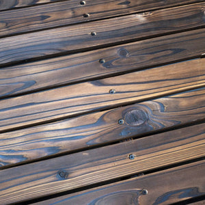 Wooden Garden Bridge Stained Finish