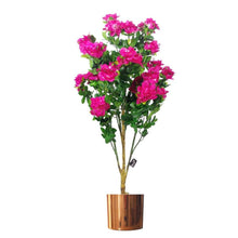 Load image into Gallery viewer, Metal Planter Plant Pot with Polished Copper Finish 20 x 18 cm
