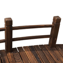 Load image into Gallery viewer, Wooden Garden Bridge Stained Finish
