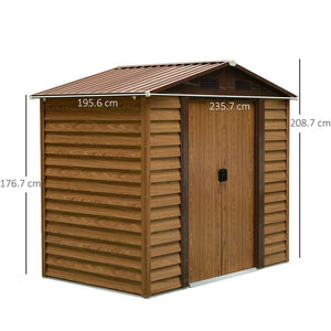 Large Garden Shed - Steel