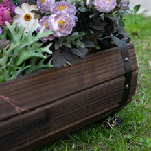 Load image into Gallery viewer, 2PCs Wooden Planter Box Flower Plant Pot Flower Beds Plant Box
