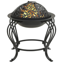 Load image into Gallery viewer, VidaXL Fire Pit with Poker 49 cm Steel
