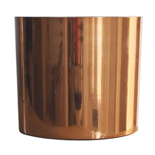 Load image into Gallery viewer, Metal Planter Plant Pot with Polished Copper Finish 20 x 18cm
