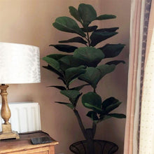 Load image into Gallery viewer, 120 cm (4 ft) Large Artificial Fiddle Fig Tree Ficus Evergreen Plant
