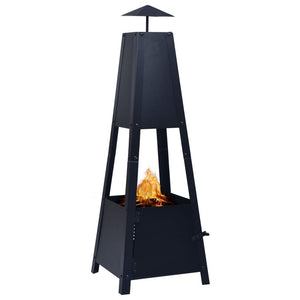 VidaXL Tall Standing  Fire Pit