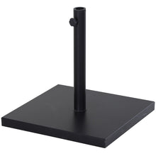 Load image into Gallery viewer, Steel Heavy Duty Adjustable Parasol Base Black
