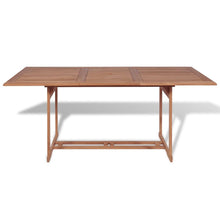 Load image into Gallery viewer, Garden Wooden Table  Solid Teak Wood
