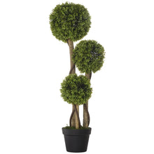 Load image into Gallery viewer, Potted Artificial Plant Boxwood Ball Topiary Tree Indoor Outdoor
