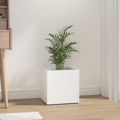 40cm Planter Box white Engineered Wood
