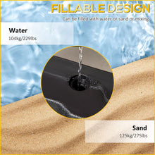 Load image into Gallery viewer, Detachable Patio Umbrella Base, Cantilever Parasol Base Stand Weights, Black
