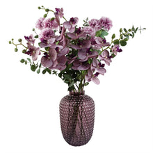 Load image into Gallery viewer, 30 cm Mulberry Purple Bubble Glass Vase
