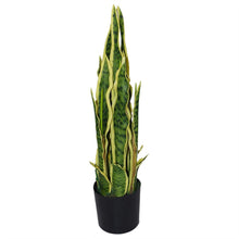 Load image into Gallery viewer, 55 cm Artificial Sansevieria Yellow Green Indoor Plant
