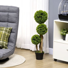 Load image into Gallery viewer, Potted Artificial Plant Boxwood Ball Topiary Tree Indoor Outdoor
