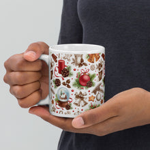 Load image into Gallery viewer, Traditional Christmas Decor White Glossy Christmas Mug
