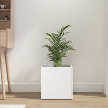 Load image into Gallery viewer, large white planter for indoor use

