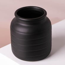 Load image into Gallery viewer, Black Vase Planter pot
