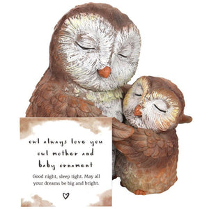 Owl Always Love You Owl Mother and Baby Ornament