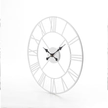 Load image into Gallery viewer, 60CM ROMAN METAL CLOCK WHITE
