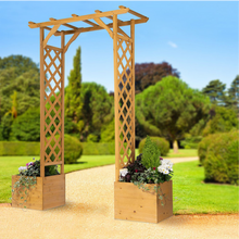 Load image into Gallery viewer, Wooden Arch and Planters
