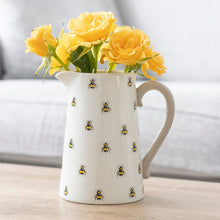 Load image into Gallery viewer, Bee Ceramic Flower Jug vars

