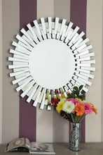 Load image into Gallery viewer, Starburst All Glass Stylised Round Mirror - MULTIPLE SIZES AVAILABLE
