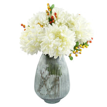 Load image into Gallery viewer, Smoke Grey Ridged Glass Vase
