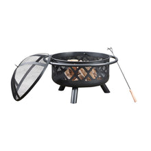 Load image into Gallery viewer, Garden Large Wood Burning Bowl Fire Pit.
