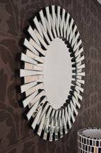 Load image into Gallery viewer, Starburst All Glass Stylised Large Round Mirror - MULTIPLE SIZES AVAILABLE
