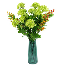 Load image into Gallery viewer, Green Ridged Glass Vase
