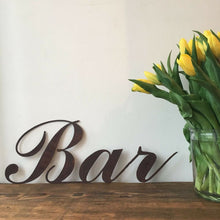 Load image into Gallery viewer, Rusted Bar Sign For Any Home Or Garden Bar
