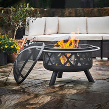Load image into Gallery viewer, Garden Large Wood Burning Bowl Fire Pit. 
