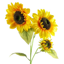 Load image into Gallery viewer, Pack of 6 x 88 cm Yellow Artificial Sunflower
