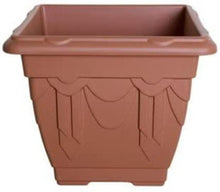 Load image into Gallery viewer, Whitefurze G02048 22cm Square Venetian Planter - Terracotta
