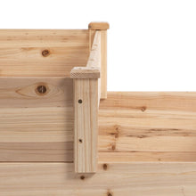 Load image into Gallery viewer, Wooden Raised Bed 3-Tier Planter Kit Elevated Plant Box close up
