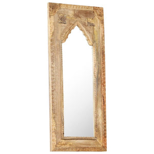 Large Solid Wood  wall Framed Mirror.