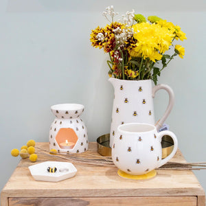 Bee Ceramic Flower Jug set